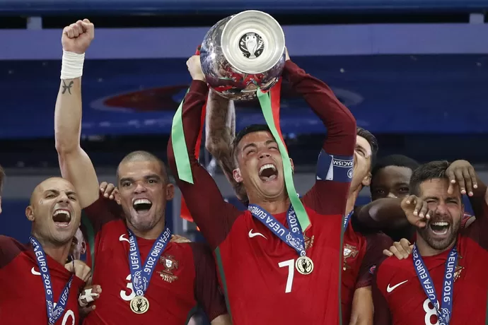 CR7 na final da Euro 2016