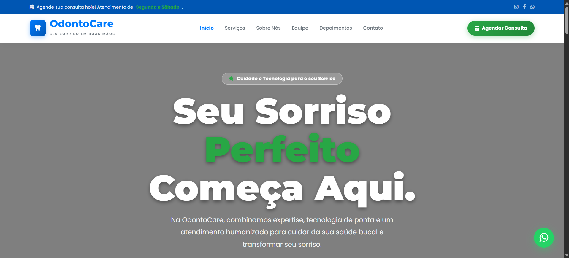 Imagem do projeto Consultório Odontológico