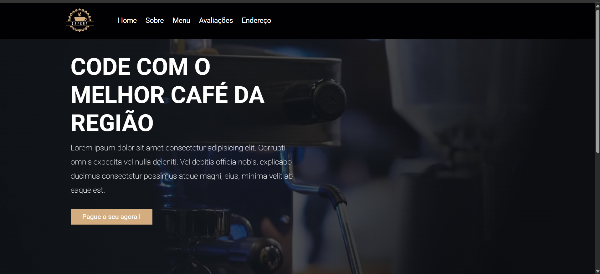 Imagem do projeto Dev Café