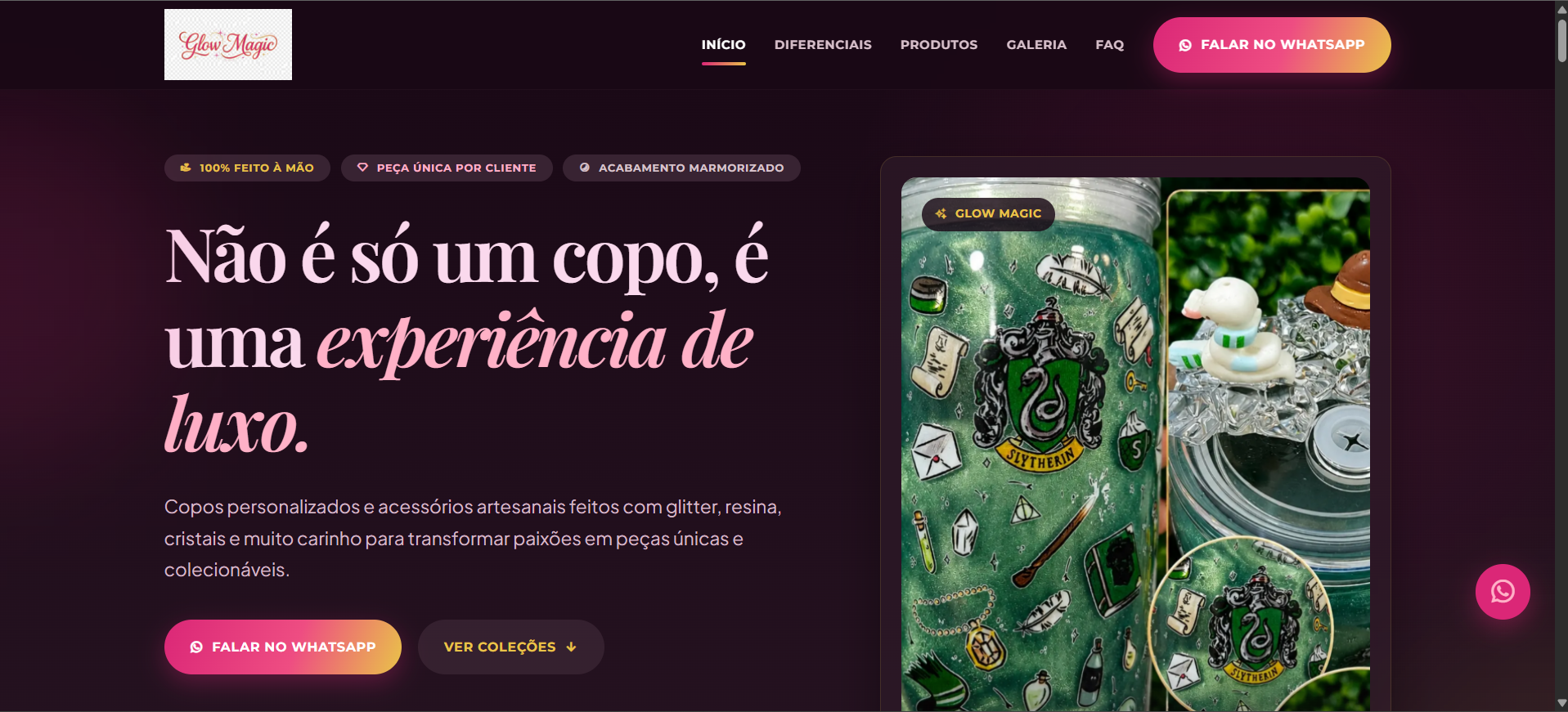 Imagem do projeto Glow Magic - Copos Personalizados