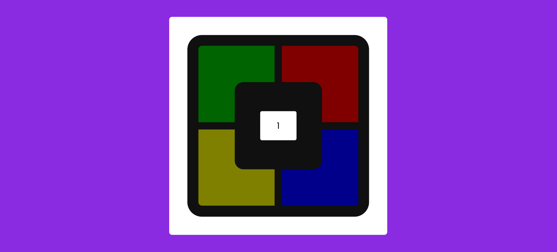 Imagem do projeto jogo genius