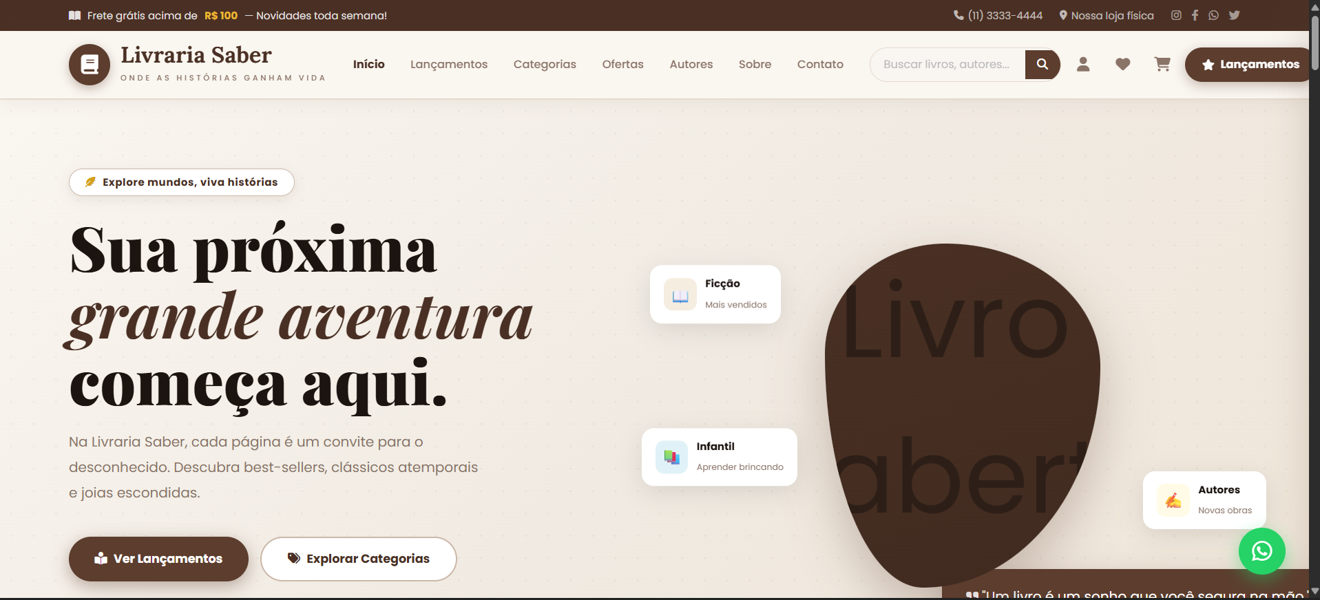 Imagem do projeto Livraria