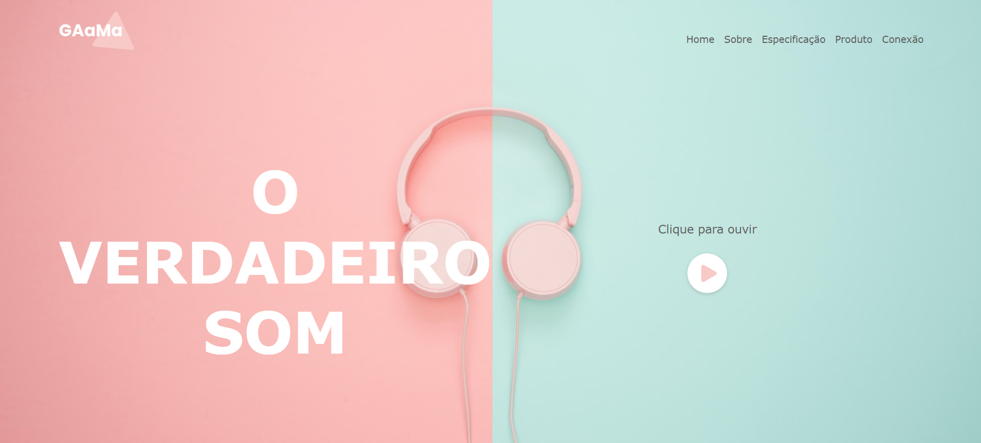Imagem do projeto Music Web Site