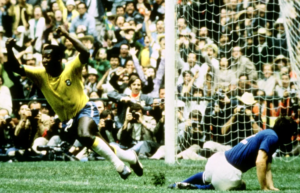 Pelé com a Seleção Brasileira