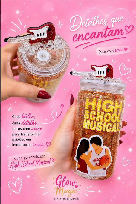 Copo High School Musical personalizado
